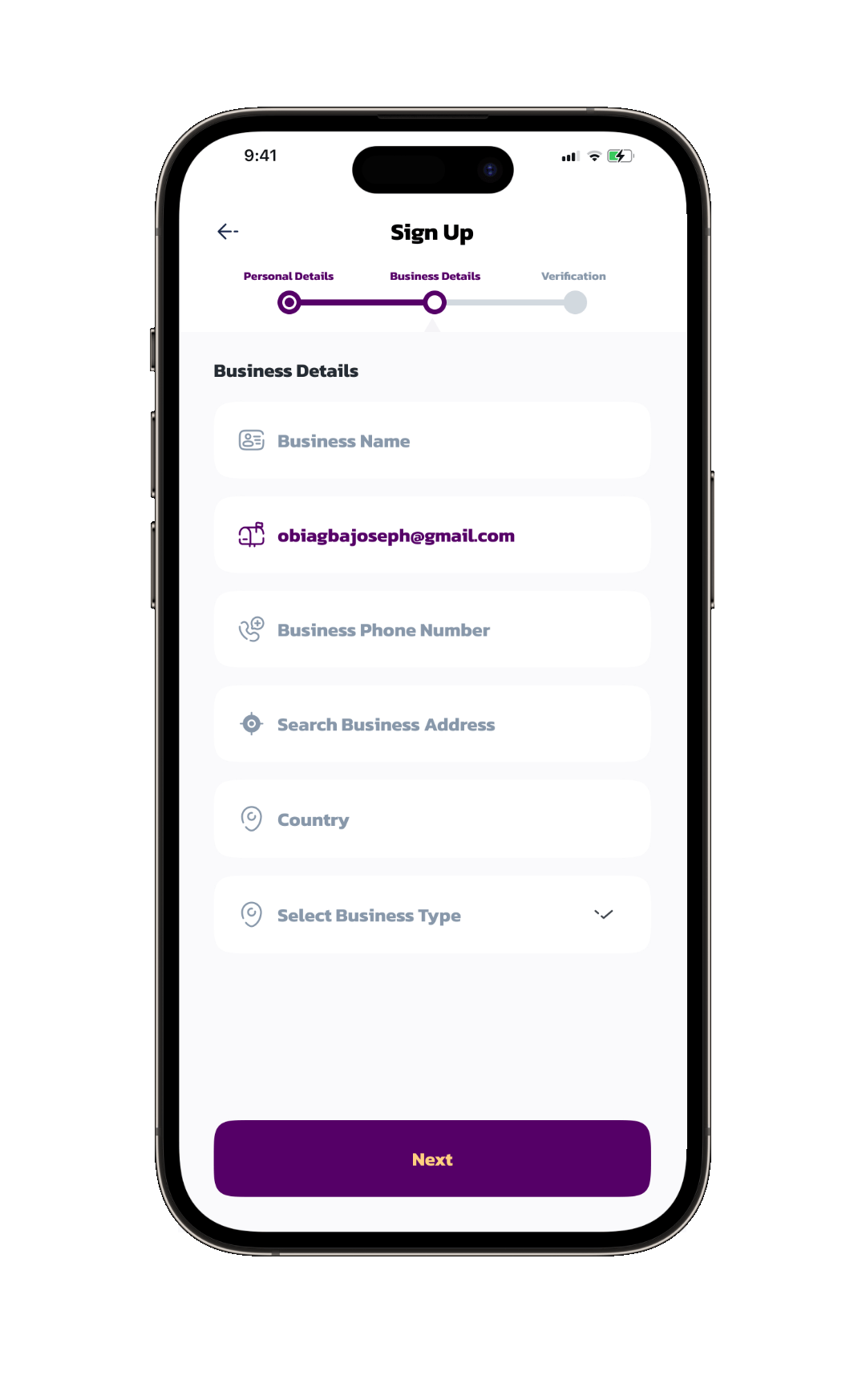 Business App Preview